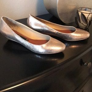 Matt Bernson rose gold rounded toe wedge